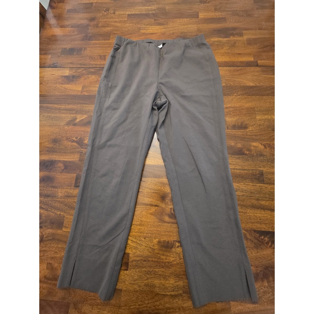 J. Jill Women's Ponte Slim Leg Medium Petite Stretchy Pull On Pants Sku 89